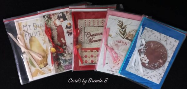 Greeting gift tags assorted handmade by Brenda B