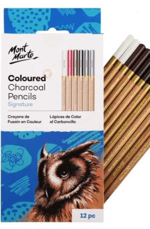Mont Marte Charcoal Colour Pencils