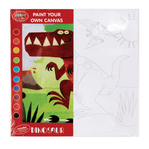 Paint Your Own Canvas Dinosaurs