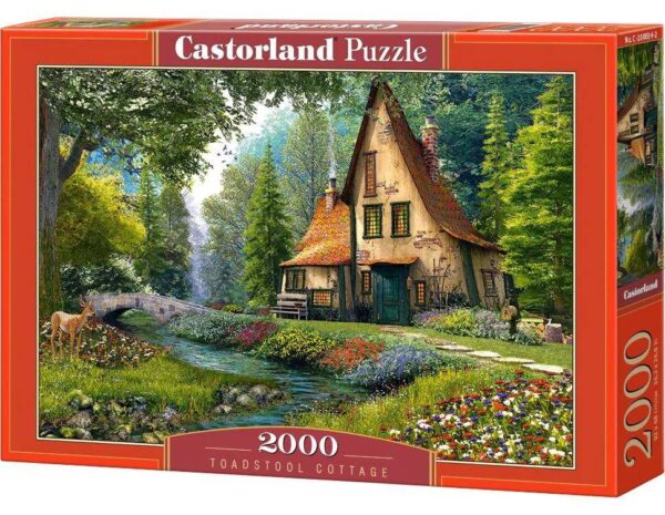 Puzzle 2000pce Toadstool Cottage boxed