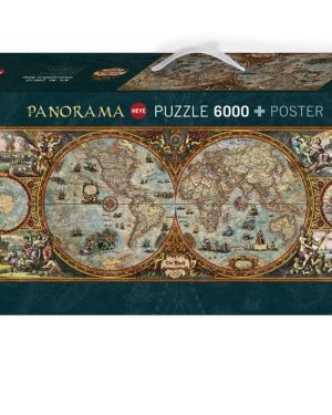 Puzzle 6000pce Hemisphere Map