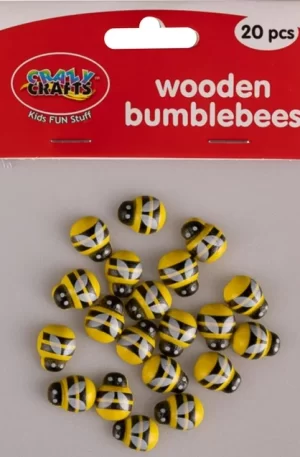 Wooden Bumblebees Crazy Crafts