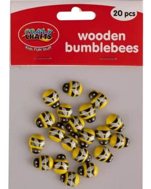 Wooden Bumblebees – Crazy Crafts