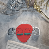 Clay cutter Santa's hat