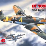 Messerschmitt Bf 109F-4 model aircraft kit by ICM