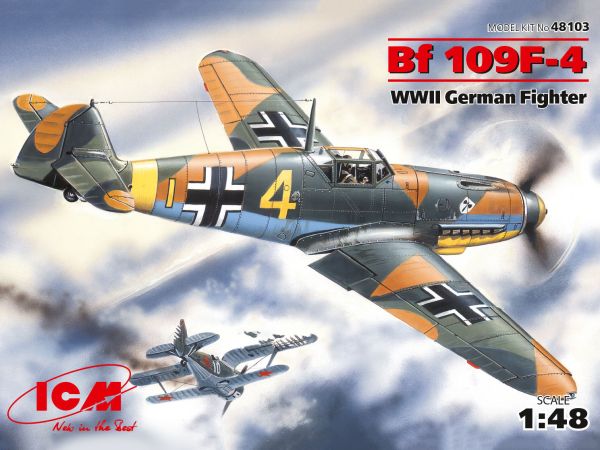 Messerschmitt Bf 109F-4 model aircraft kit by ICM