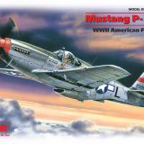 Mustang P-51C model aircraft kit by ICM