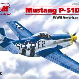 Mustang P-51D-15 model aircraft kit by ICM