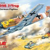 Messerschmitt Bf 109E-7/Trop model aircraft kit by ICM