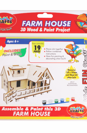 Wooden 3D Farm House