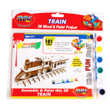 Wooden 3D Farm Train