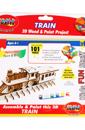 Wooden 3D Farm Train