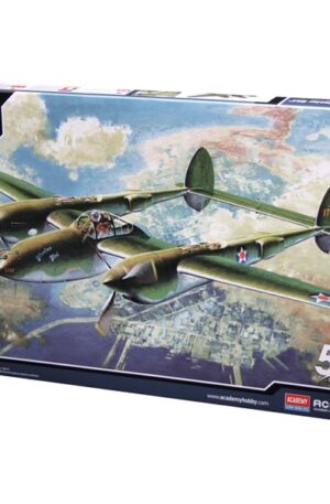 P-38F Glazier Girl boxed by Academy
