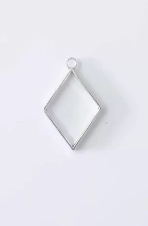 Bezel Open Diamond Silver