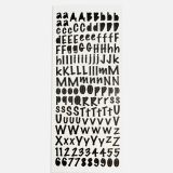 Peel Off Stickers 123242-Black