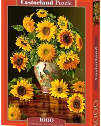 Puzzle – Sunflowers in a Peacock Vase (1000pce)
