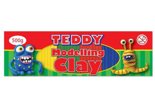 Teddy white modelling clay
