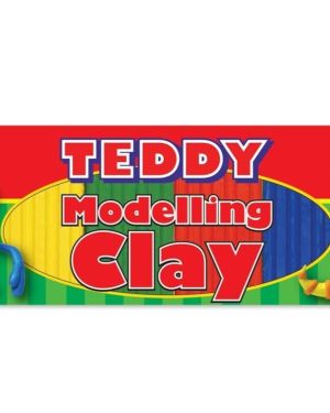 Teddy White Modelling Clay 500g