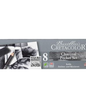 Charcoal Pocket Tin Set 8pc