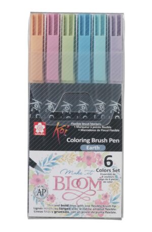 Colouring Brush Set Bloom