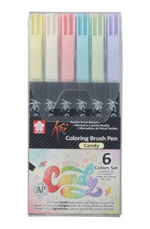 Colouring Brush Set Candy