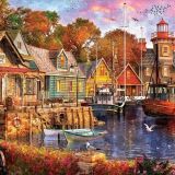 Harbour Evening 5000 piece puzzle image Educa