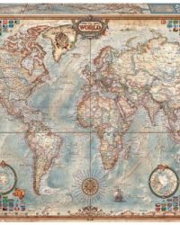 Historic World Map – 4000 Piece Puzzle