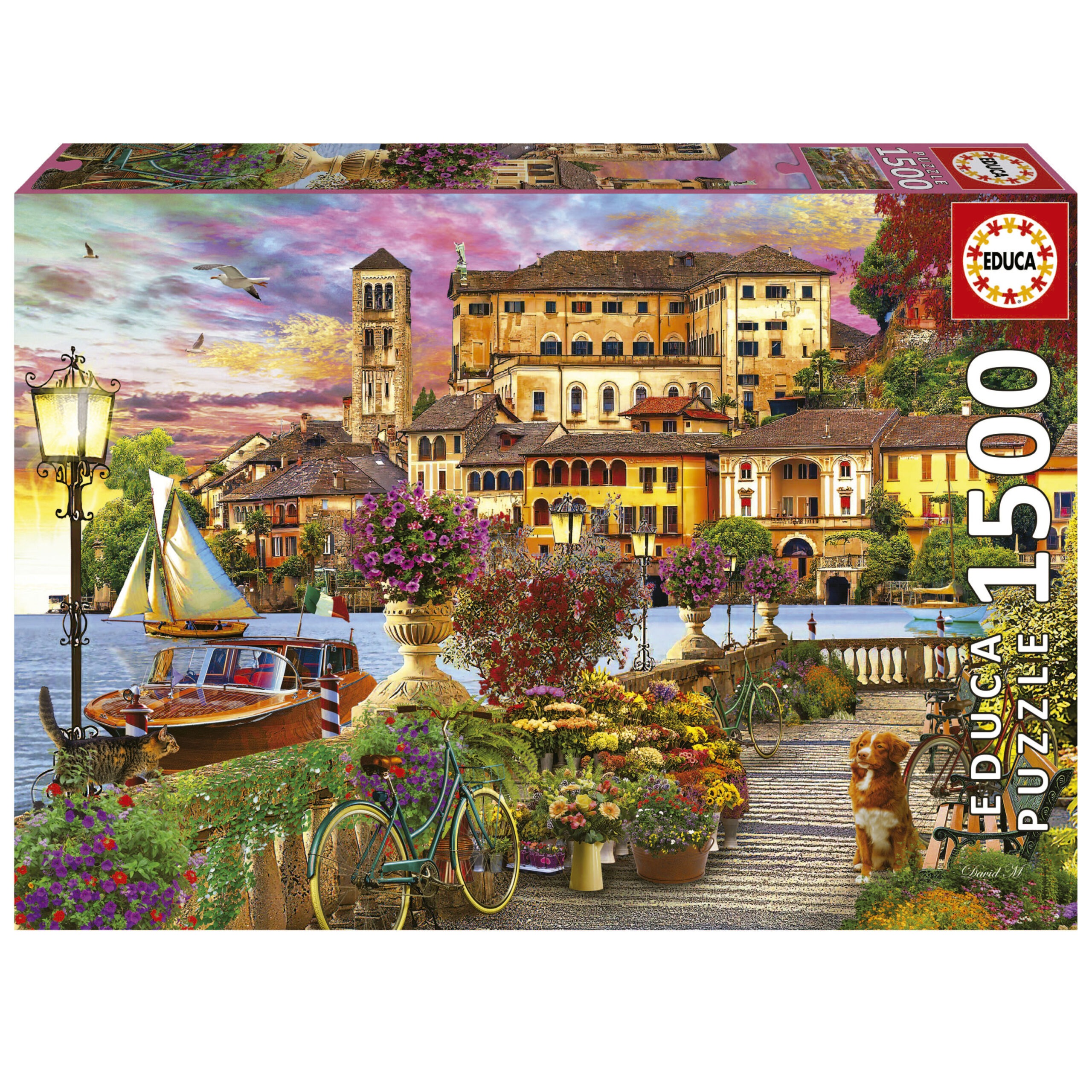 Italian Promenade 1500 Piece Puzzle Box