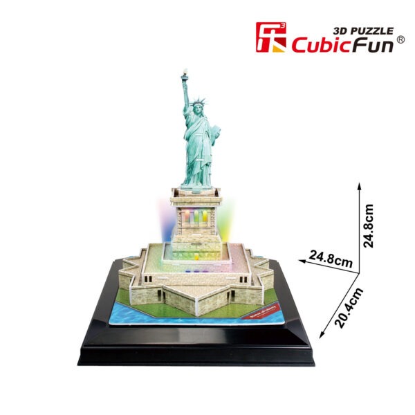 Statue Of Liberty USA 3D Puzzle Dimensions