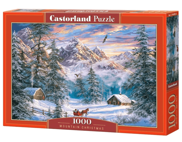 Mountain Christmas 1000 Piece Puzzle Box