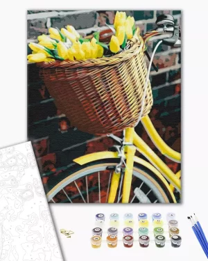 Basket for Tulips – Boxed – Paint by Numbers