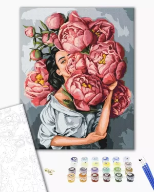 In A Cloud of Peonies – Paint by Numbers