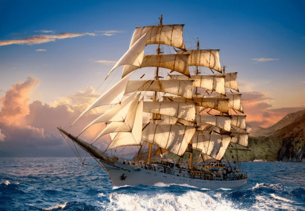 Sailing At Sunset Castorland Puzzle