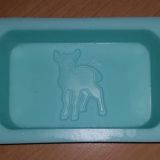 Silicone soap mould goat