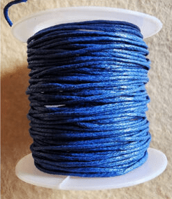 Wax Cord Royal Blue