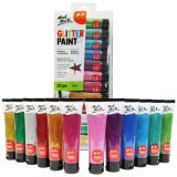 Glitter Paint Set Colours