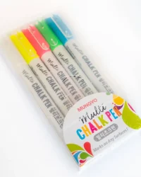Multi Chalk Pen Set (Neon) 5 Piece- Mungyo