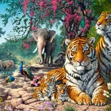 Tiger Sanctuary Castorland Puzzle Image