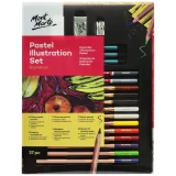 mont marte pastel illustration set