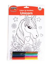 Unicorn – Colour by Numbers