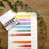 derwent inktense paint pan set #2 swatches