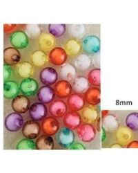 Transparent Beads Round Assorted