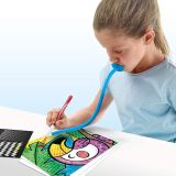 Blow Pen Pop Art Girl Coloring