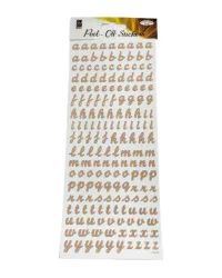 Peel Off Sticker ABC 118002 – Rose Gold Stickers