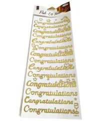 Peel Off Congratulations Stickers