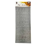 Peel Off Stickers 123031 Silver