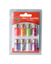 Starry Sparkles Mini Craft Bottles – Crazy Crafts