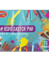 Kids Sketch Pad (A4) – Crazy Crafts