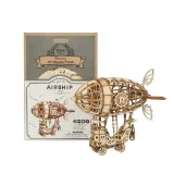 Airship packaged 3D wooden puzzle