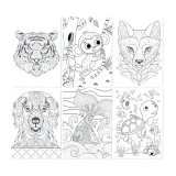 Colour by Numbers Animals designs